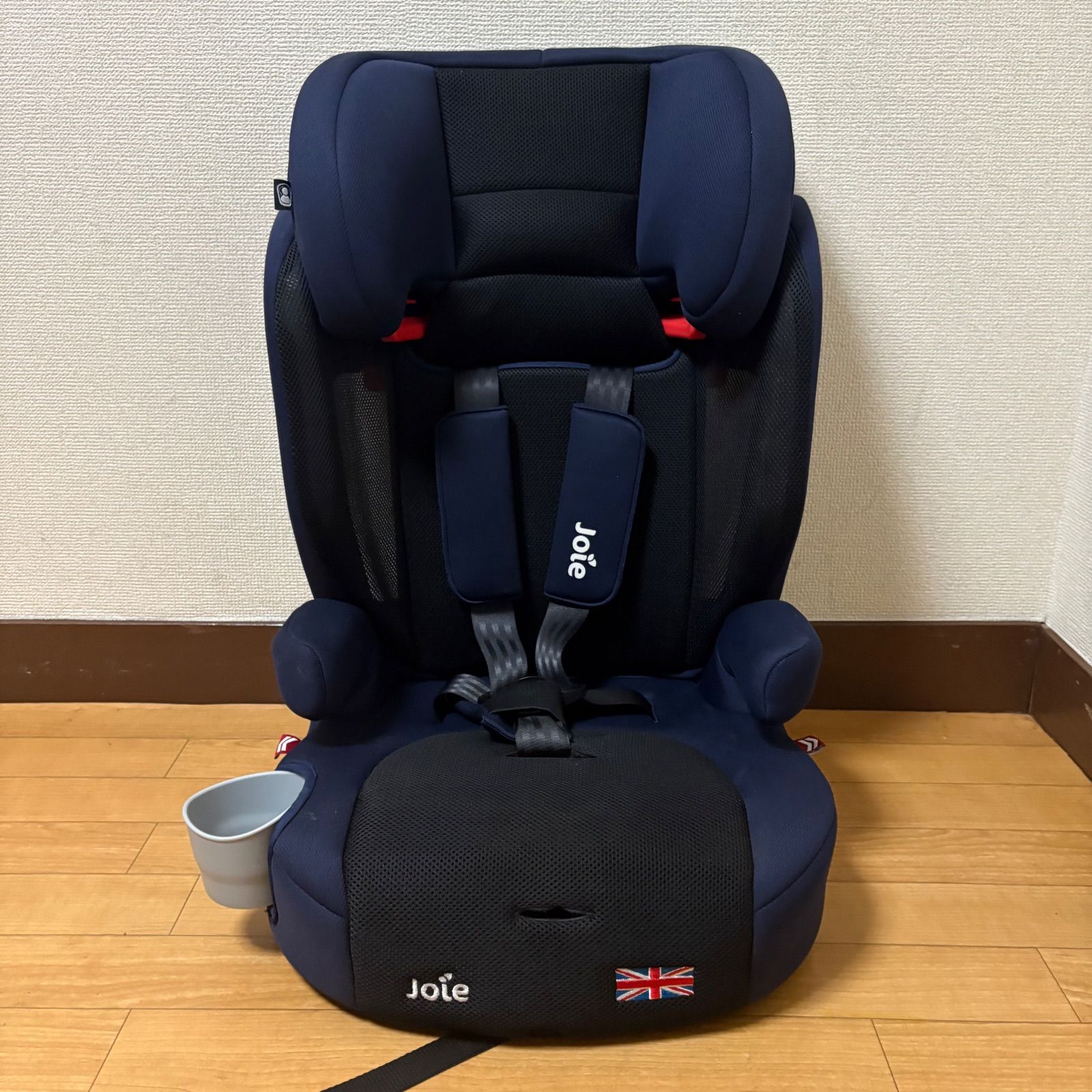 美品 Joie エレベート チャイルドシート ジュニアシート ブルー 