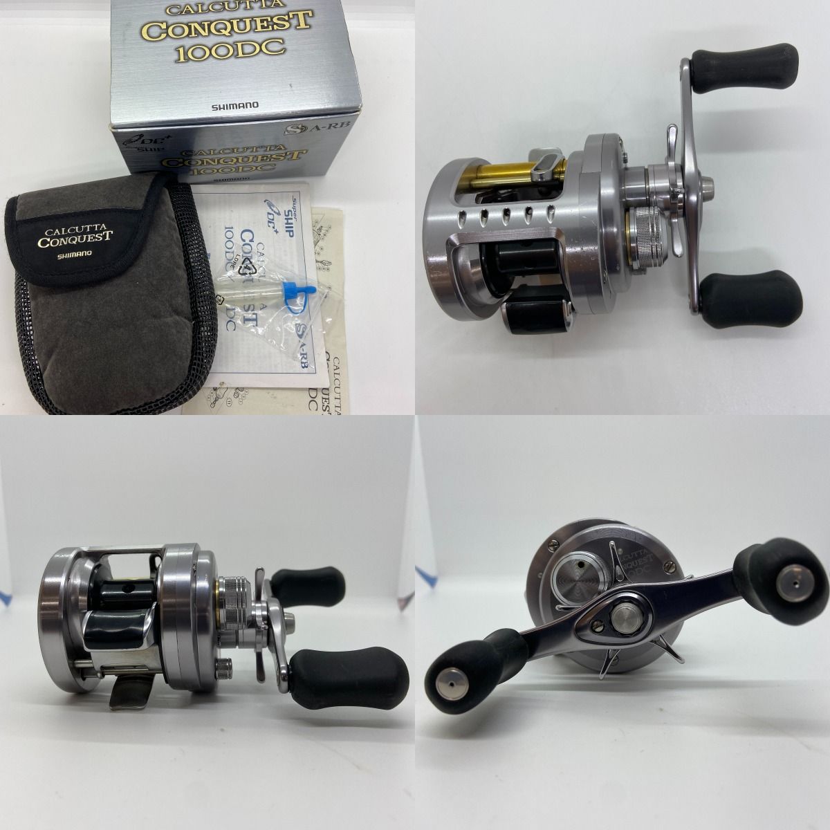 SHIMANO シマノ カルカッタコンクエスト100DC　箱付　 02279 SHIMANO シマノ カルカッタコンクエスト100DC 箱付 02279 - メルカリ