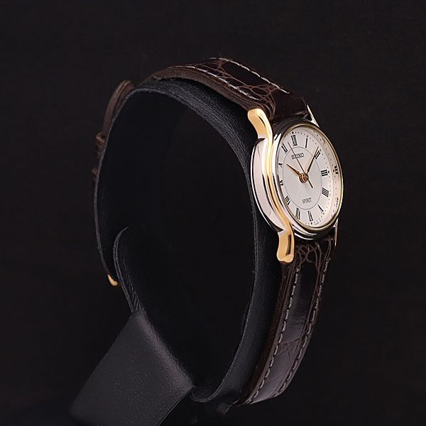 良品 セイコー スピリット ラウンド ローマン アイボリーユニセックス