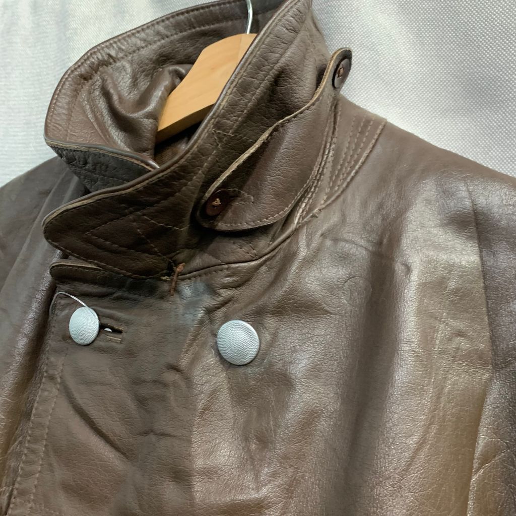 ユーロ ビンテージ Euro Vintage 70s Germany leather BRAUCH - FREY 茶 Brown ブラウン No.I373 GULLKHAN_COM