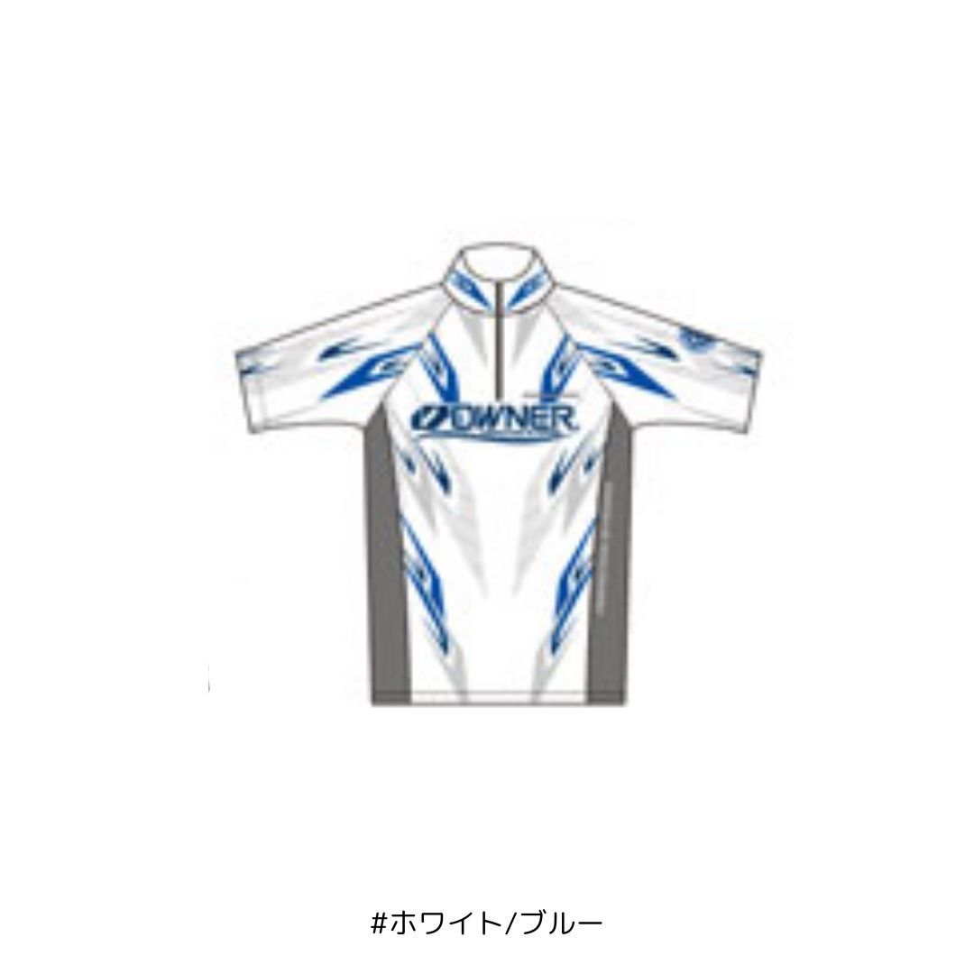 OWNER 半袖ストレッチシャツ 4L 半袖ストレッチシャツ #4Lサイズ #ホワイト/ブルー OWNER（オーナー）
