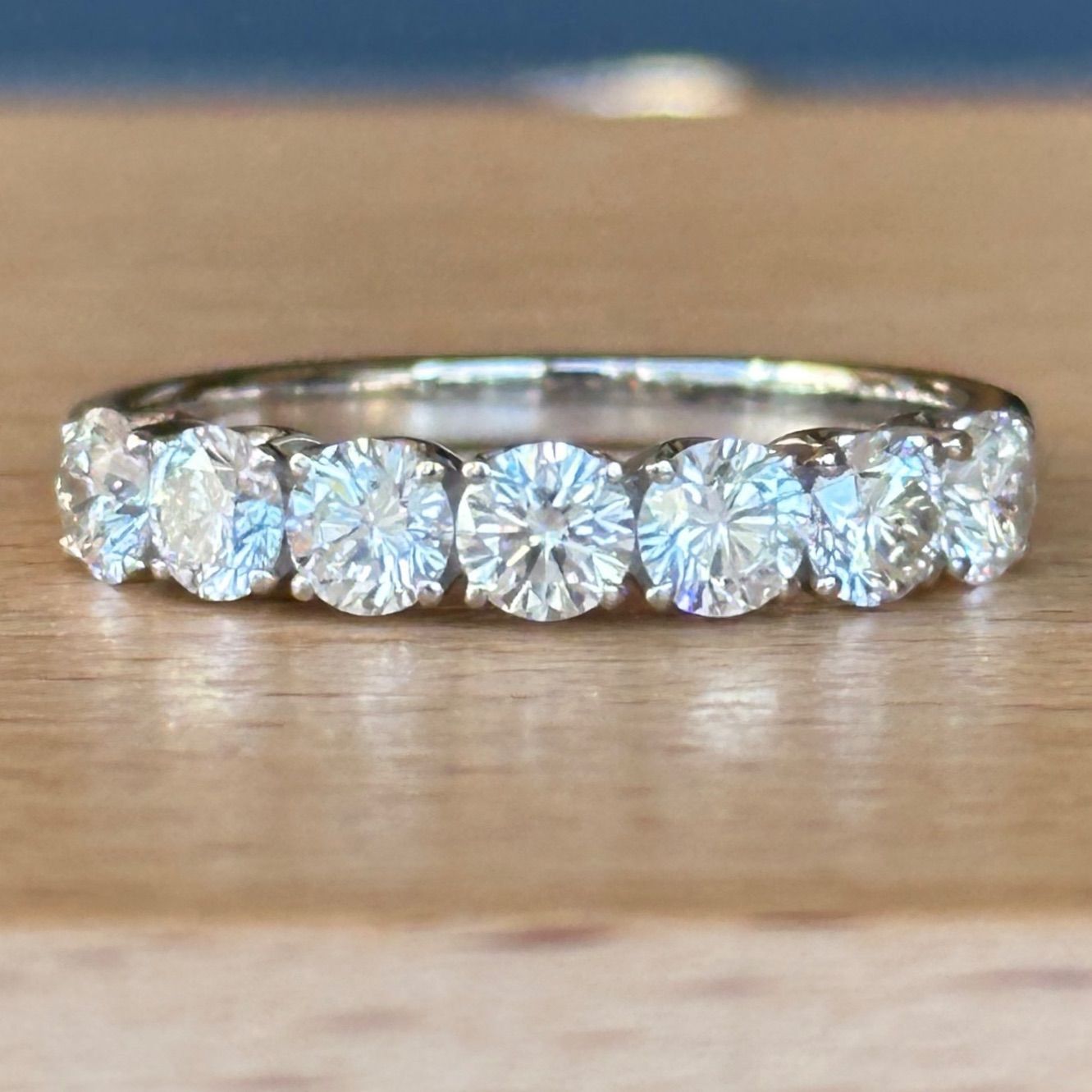 新品仕上げ済み】ミキモトPt950天然ダイヤモンド0.88ctエタニティ  