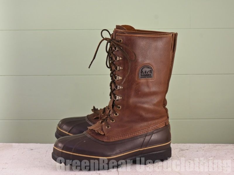 カナダ製 ソレル SOREL ビンテージ スノーブーツ 茶 ブラウン