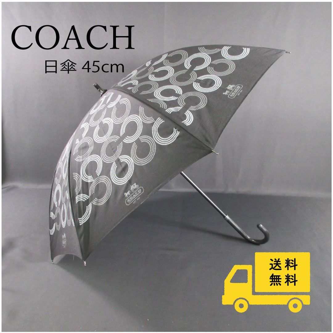 新品☆COACH コーチ　折り畳み傘　 ホワイト　花柄　UVカット 新品☆COACH コーチ折り畳み傘 ホワイト花柄UVカット