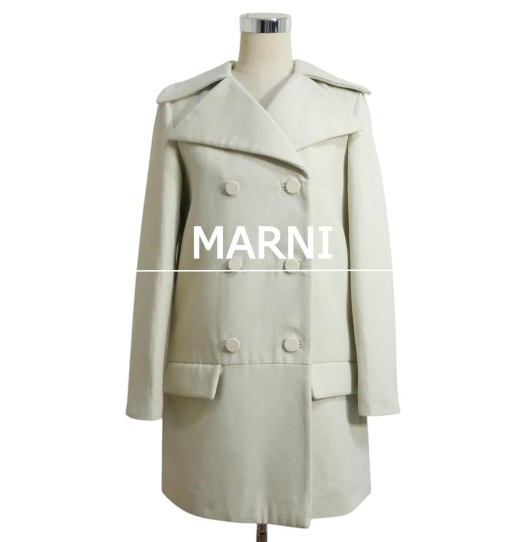 未使用 タグ付き MARNI マルニ サイズ40 Pコート ロングコート