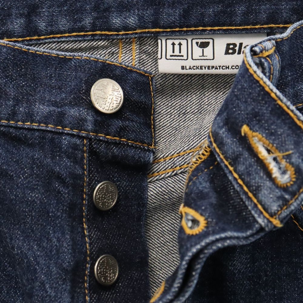 THE BLACK EYE PATCH (ブラックアイパッチ) Kamon Jeans 家紋 黒眼帯 