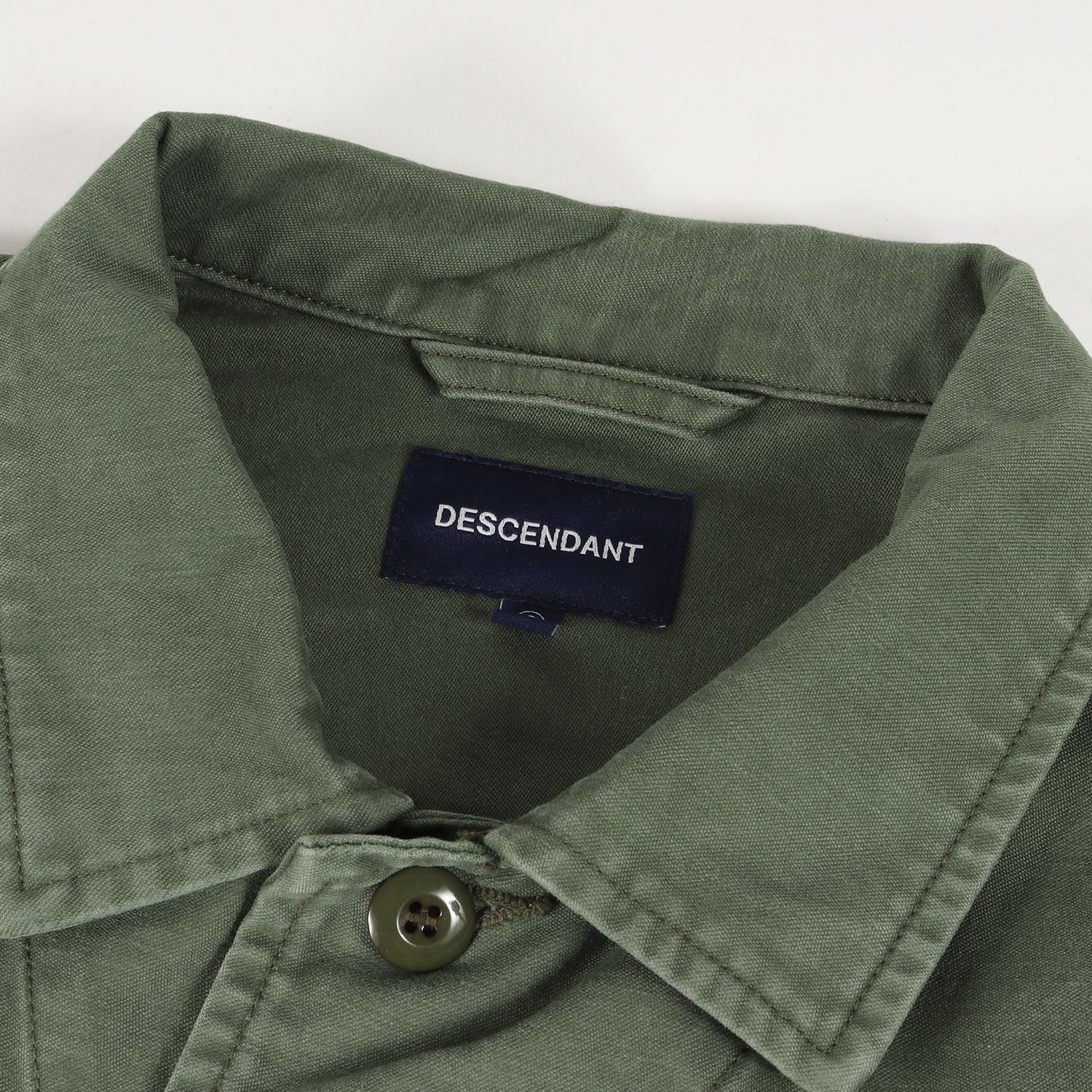 美品 DESCENDANT ディセンダント シャツ サイズ:2 19SS バック