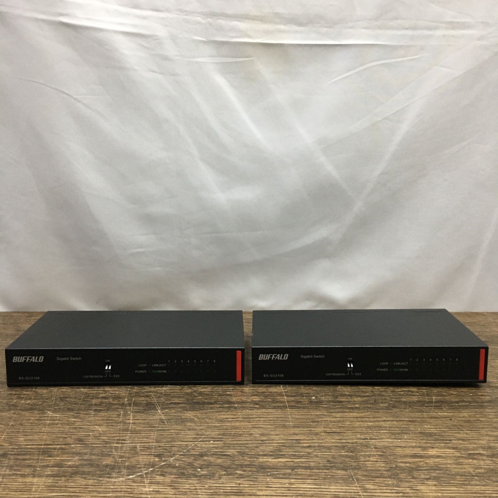 バッファロー ハブ 2個セット BS-GU2108BUFFALO - 分配器・切替器