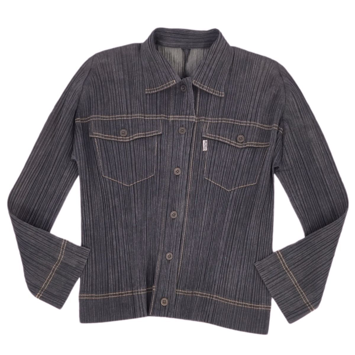 美品 プリーツプリーズ イッセイミヤケ PLEATS PLEASE ジャケット  