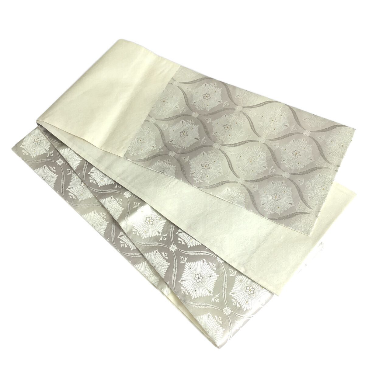 袋帯/美品/プラチナ箔/シルバー/西陣/仕立上がり/9981 袋帯/美品/プラチナ箔/シルバー/西陣/仕立上がり/9981 - メルカリ