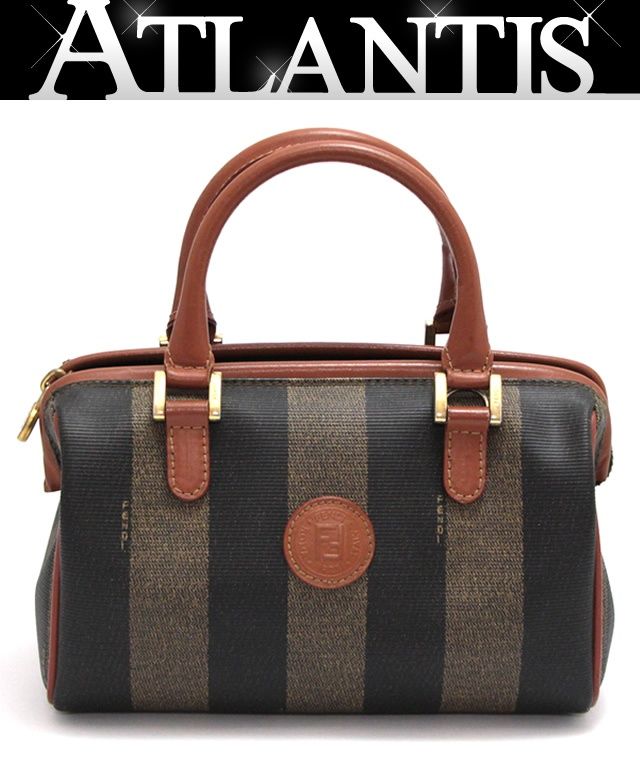FENDI ペカン柄 ミニボストン ハンドバッグ VINTAGE フェンディ FENDI