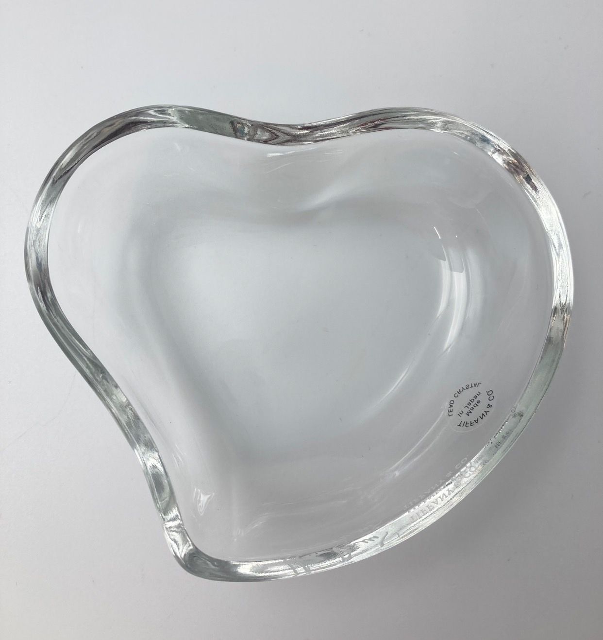 TIFFANY＆Co. ティファニー クリスタルガラス ハート