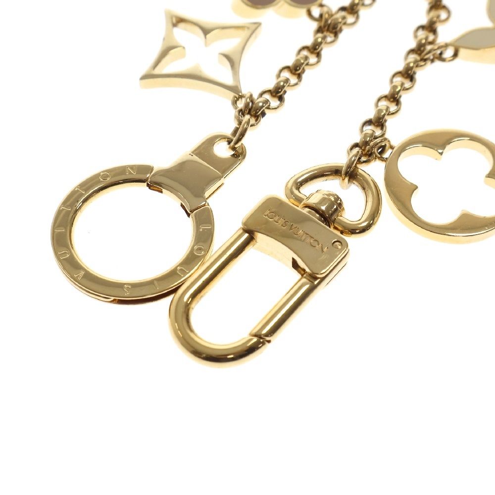 LOUIS VUITTON (ルイヴィトン) バッグチャーム チェーン フルール ドゥ