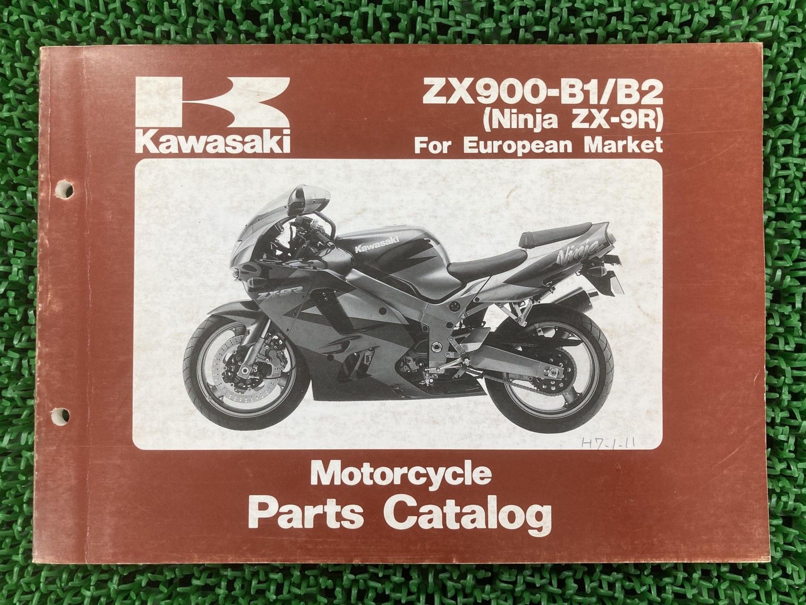 ZX-9R パーツリスト Ninja/ 英語版 カワサキ 正規 中古 バイク 整備書