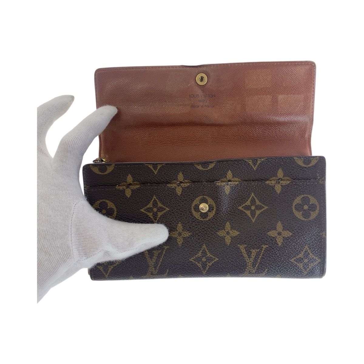LOUIS VUITTON ルイヴィトン モノグラム ポルトモネ クレディ
