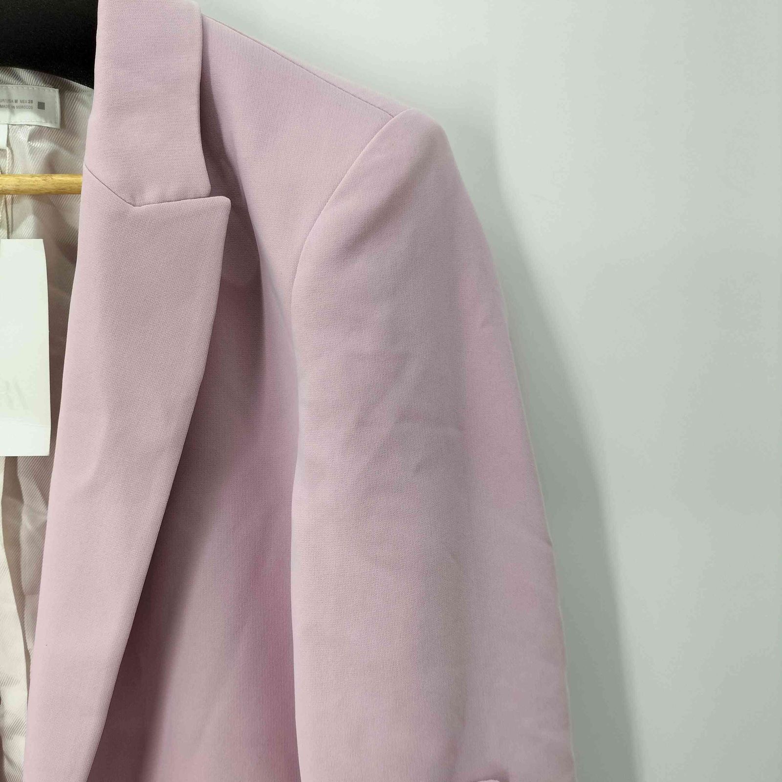 ザラ ZARA ロールアップスリーブブレザー レディース import：M