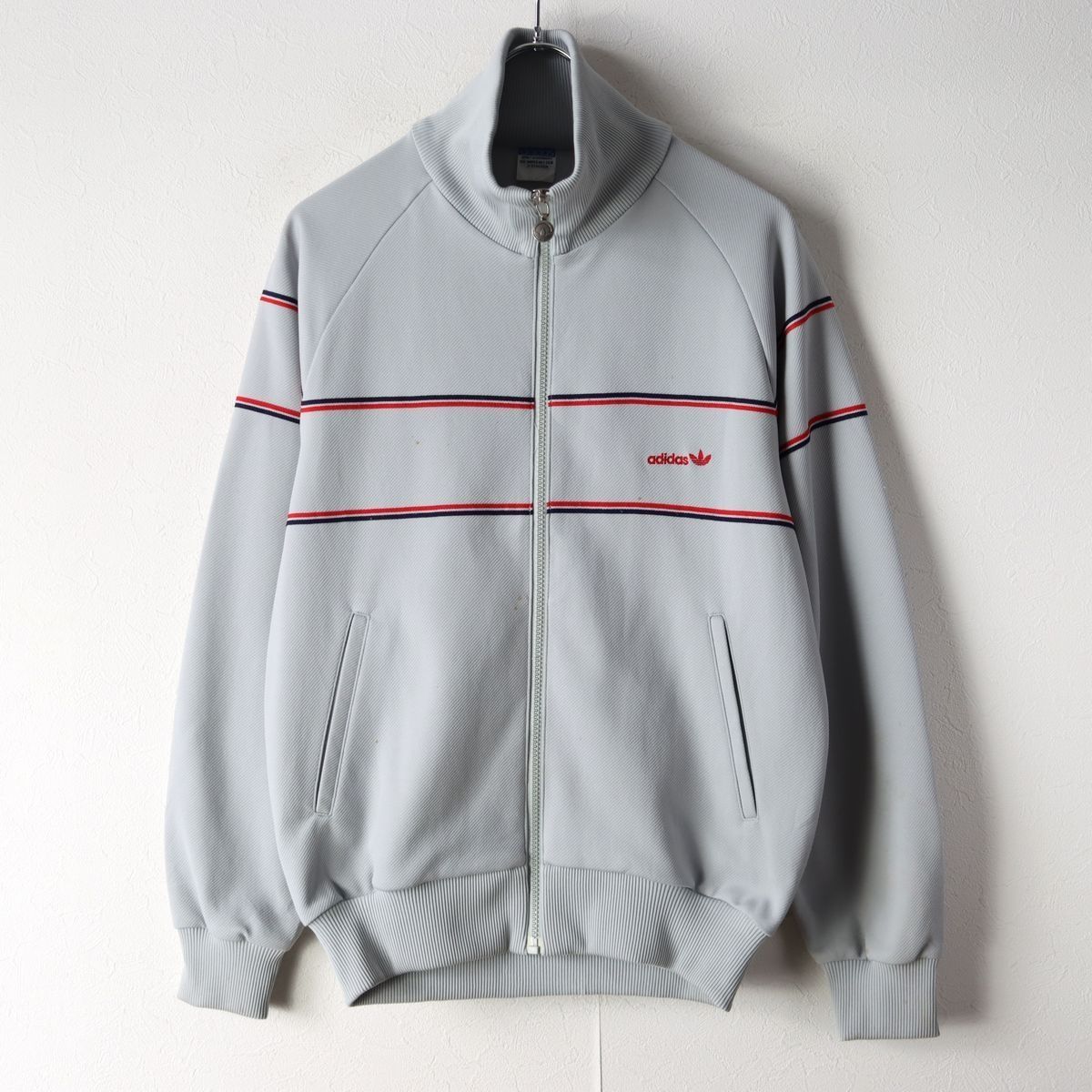 70s80s 西ドイツ製 デサント社 adidas アディダス トラックジャケット グレー size M / 古着 ヴィンテージ - メルカリ