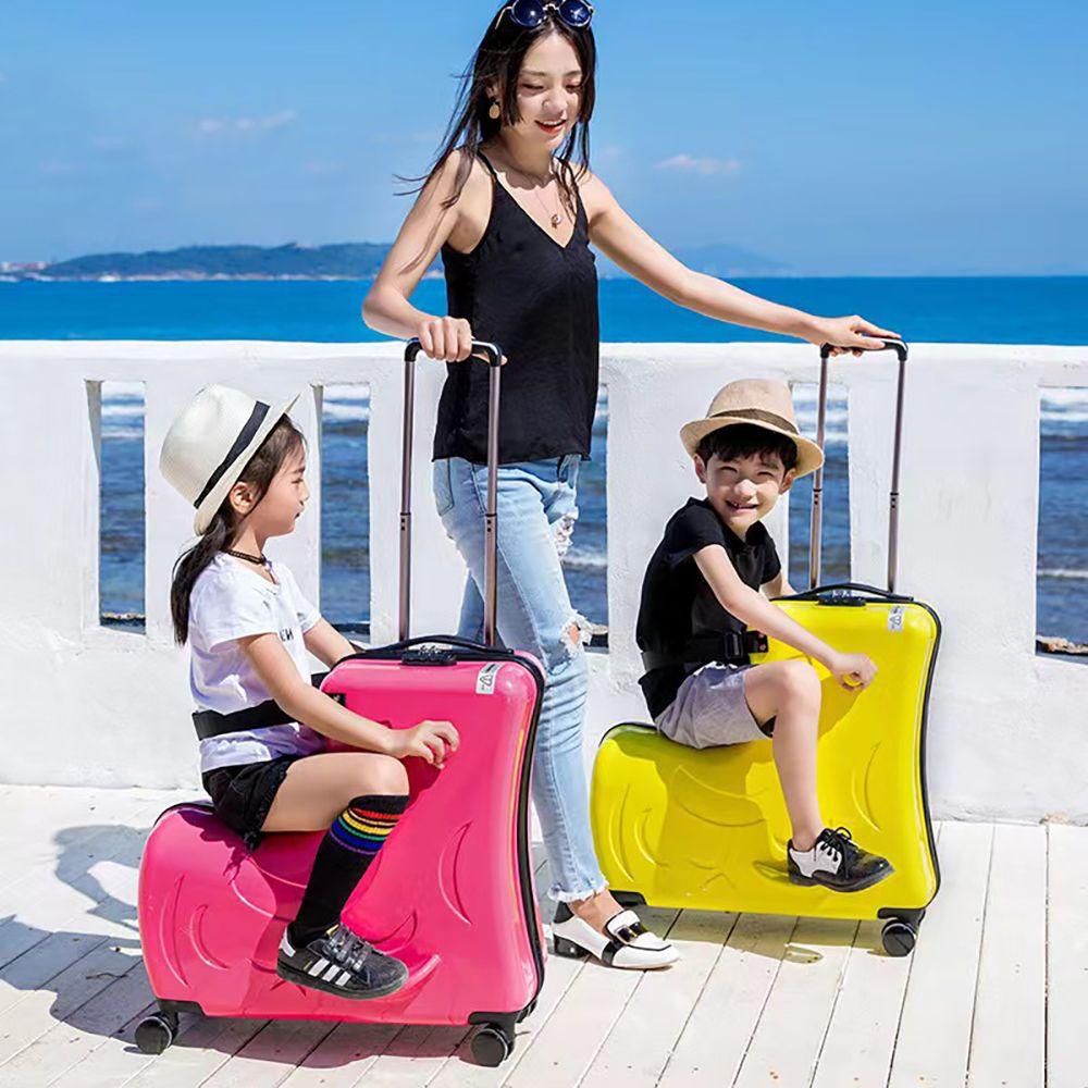 スーツケース 子どもが乗れる キャリーバッグ 子供用 短途旅行 Mサイズ
