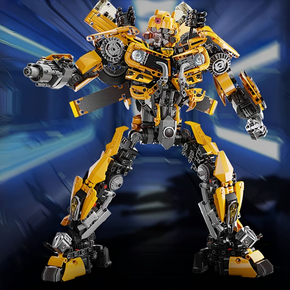 新着商品 1831ピース 高度な複雑さ 大人向けブロック ロボットセット - 大型装甲メカモデル玩具 - リビングルーム 寝室の装飾に最適 - 誕生日 ハロウィーン クリスマスのプレゼントに最適 - 混合色 - ABS素材 - 14歳以上の方に適しています