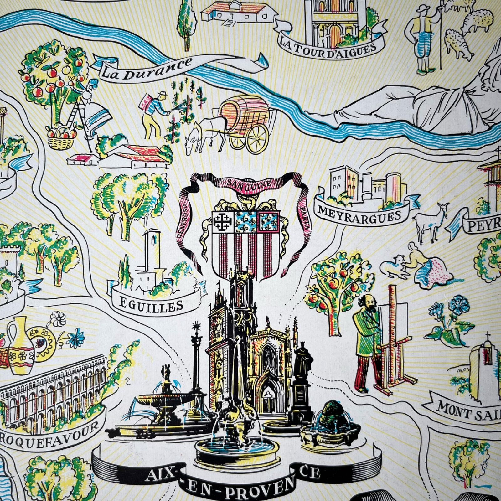 1947 広告＞Provance プロバンス ポスター ヴィンテージ アート