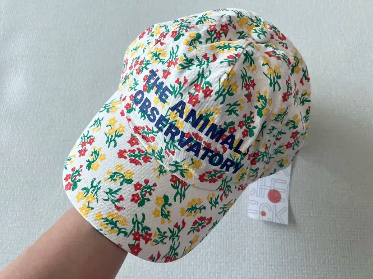 タオ アイボリー フラワー 帽子