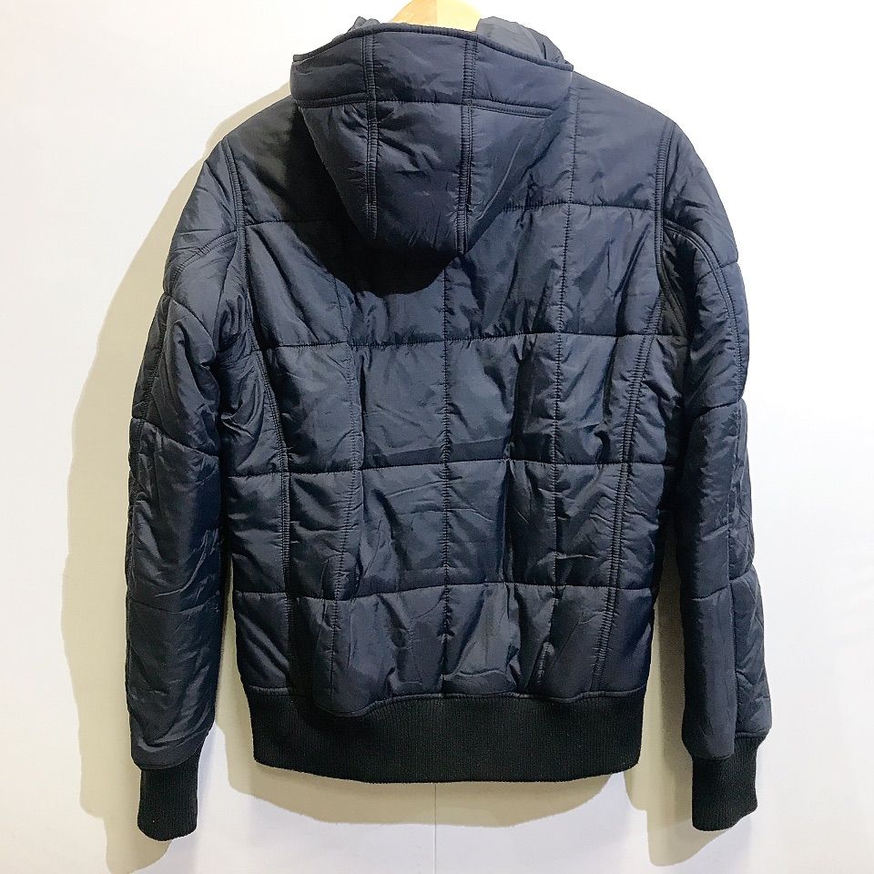 ヒステリックグラマーダウンジャケットパーカーネイビー