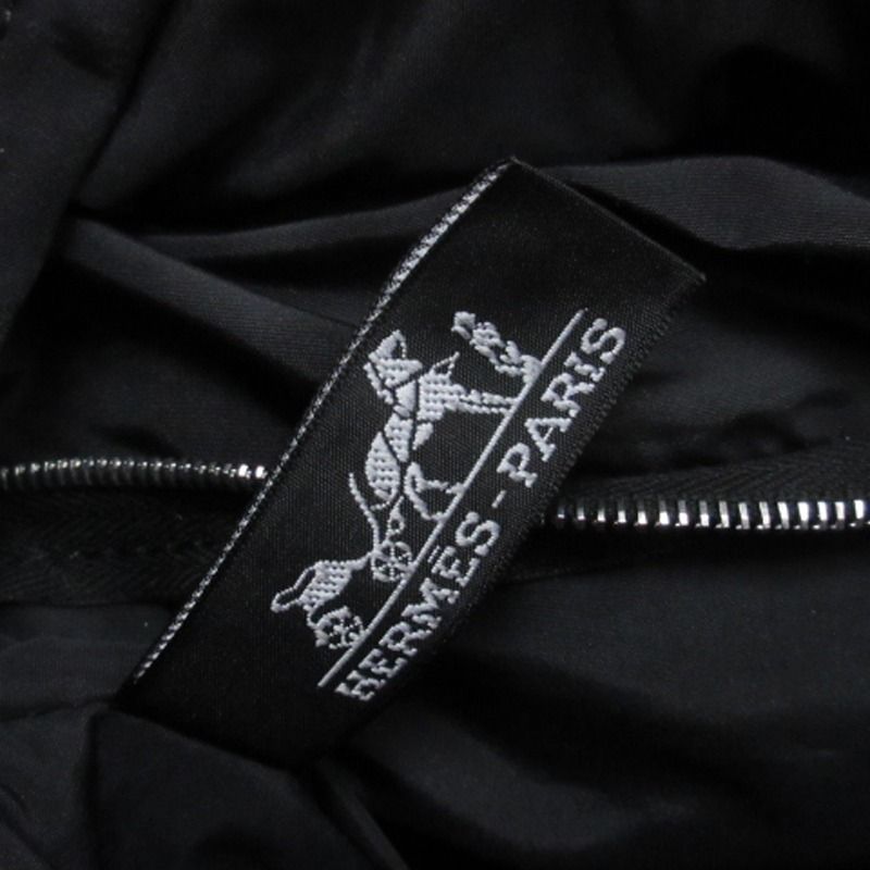 エルメス HERMES アカプルコ MM ハンドバッグ ナイロン レザー