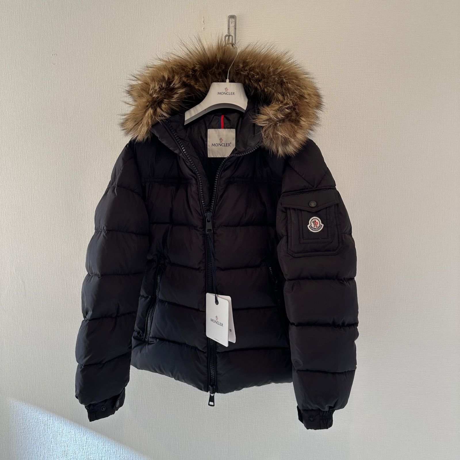 サイズ3 Moncler LAUROS black ライトダウン ラウロス - ジャケット ...