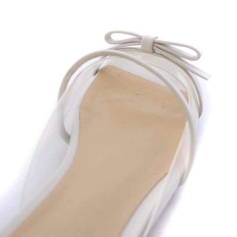 ジルスチュアート JILL STUART shoe リボンモチーフクリア