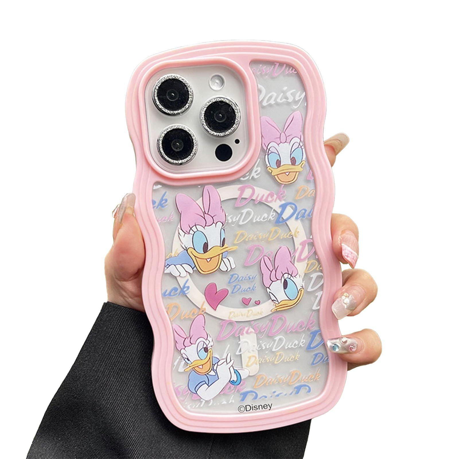 【在庫処分】すり傷防止 指紋防止 磁気電話ケース TPU 耐衝撃 ?用 16ProMax ドナルドダック ドナルドダック iphone iphone スマホケース 16promax デイジーダック ケース ケース 用 Max 携帯保護カバー P