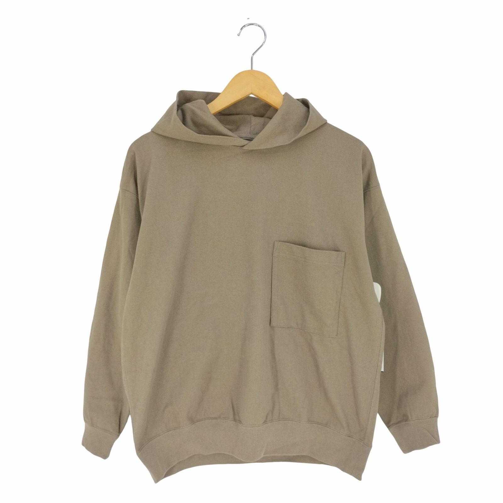 ムジラボ MUJI labo 太番手天竺編み プルオーバーパーカー メンズ XXS 