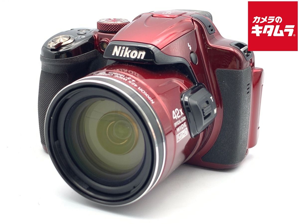 中古】 【難あり品】 ニコン COOLPIX P520 RD レッド - メルカリ