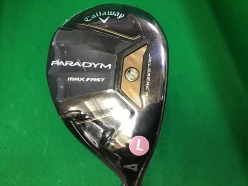 キャロウェイ PARADYM MAX FAST U4 レディース ユーティリティ UT ELDIO 40 for CW PARADYM UT フレックスL レディース 女性用 右利き 右用 Nランク ゴルフクラブ