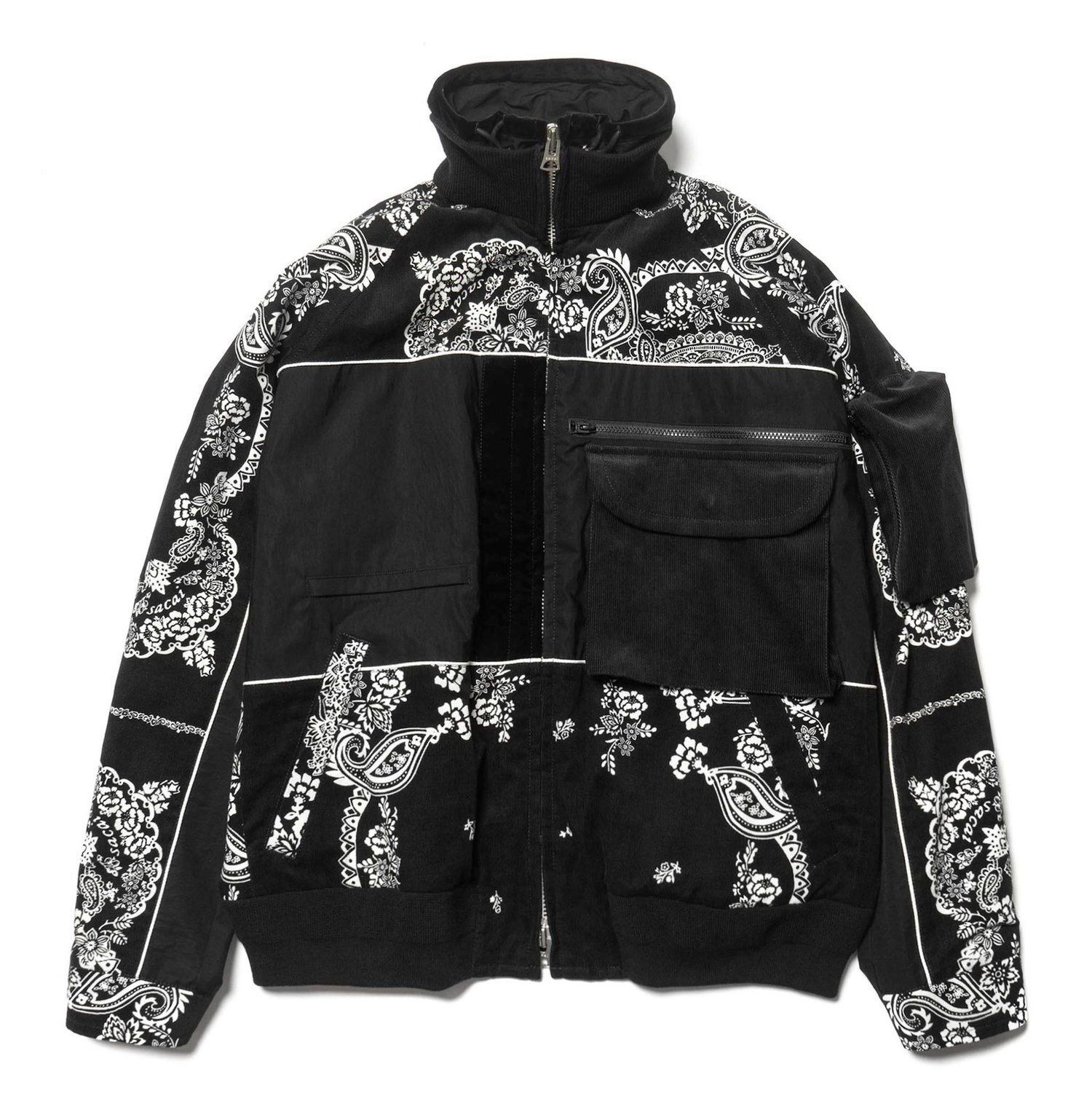 大幅値下げ！sacai floral blouson 19aw サカイ ブルゾン - メルカリ 