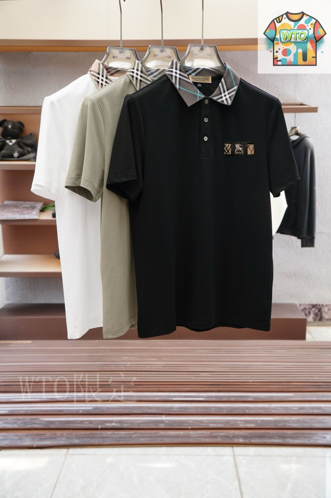 BURBERRY　レディース　ポロシャツ 今日WTO】Burberry バーバリー 25SS シールド ショートスリーブ