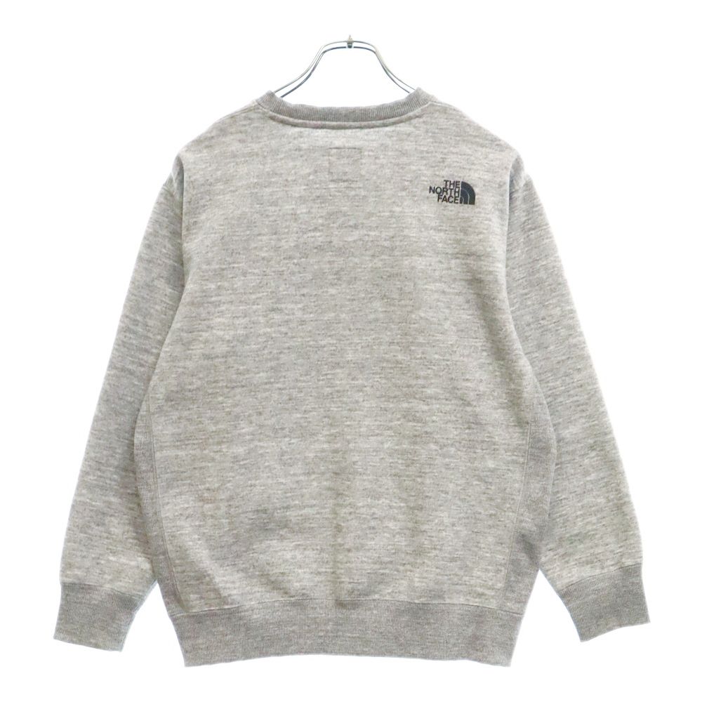 THE NORTH FACE (ザノースフェイス) SQUARE LOGO CREW NT62041 スクエア ロゴ プリント クルーネック  スウェット トレーナー グレー - メルカリ