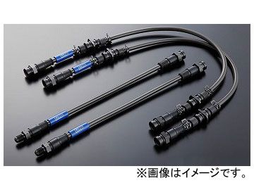 エンドレス ブレーキライン スイベルスチール EB708SS スバル インプレッサ GC8・GF8（フロント4POT・リア2POT）