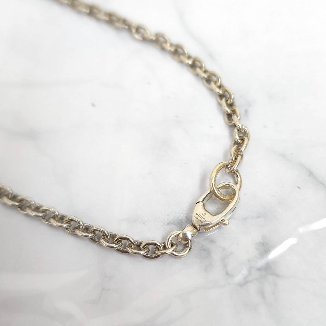 GUCCI グッチ ネックレス インターロッキング 箱付き Ag925 シルバー