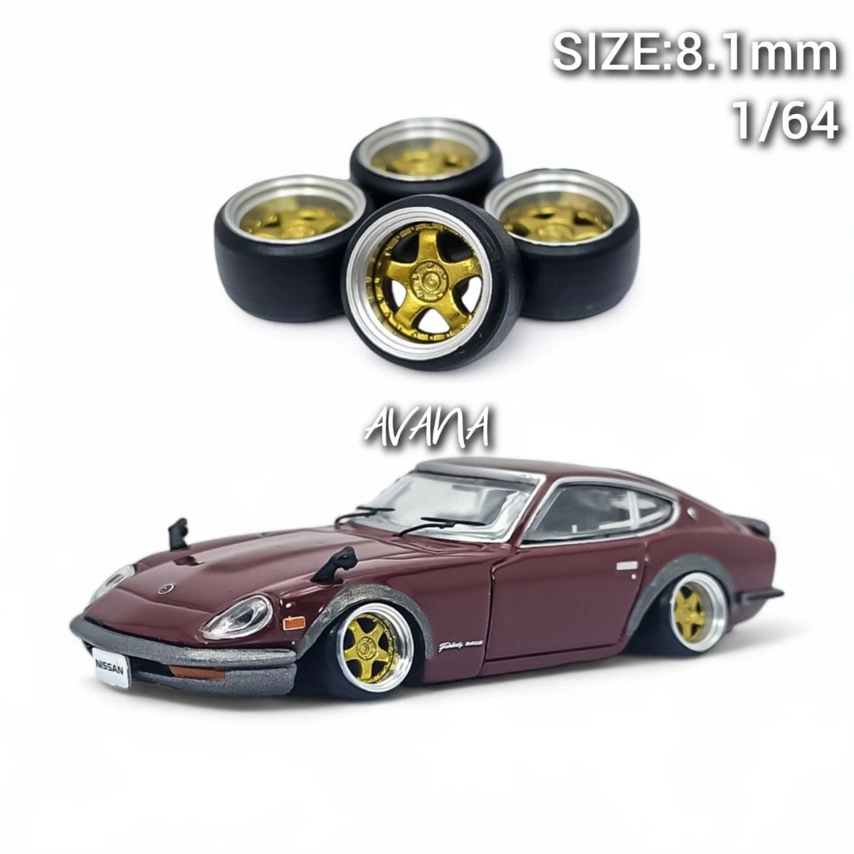 k15) 1/64 ホイール 2カラー ゴールド シルバー - メルカリ