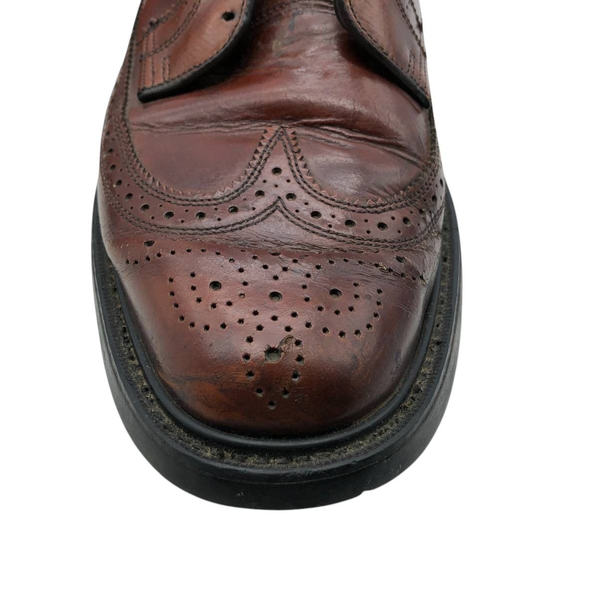  古着 ウイングチップシューズ 41 5 メンズ28 0 cm相当 saa 013832 デッキシューズ 靴