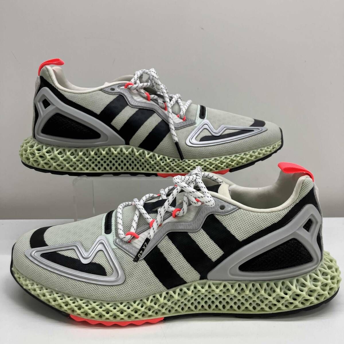adidas ランニングシューズ ZX 2K 4D 25.5cm US7.5 スポーツ