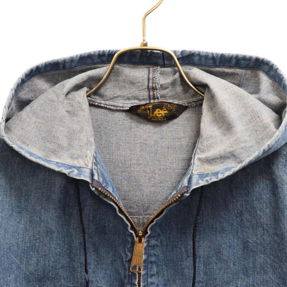 Lee 70’s デニムジップフーディー 70s Lee Denim Zip-up Parka （L） | Wonder Wear ヴィンテージ