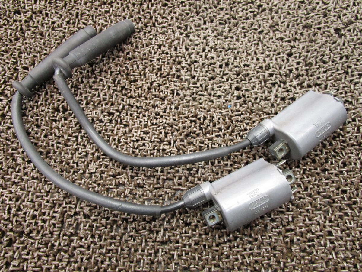 エリミネーター250V イグニッションコイル Y285！VN250A カワサキ プラグキャップ 【 VN250AE 】 ELIMINATOR キャブ車