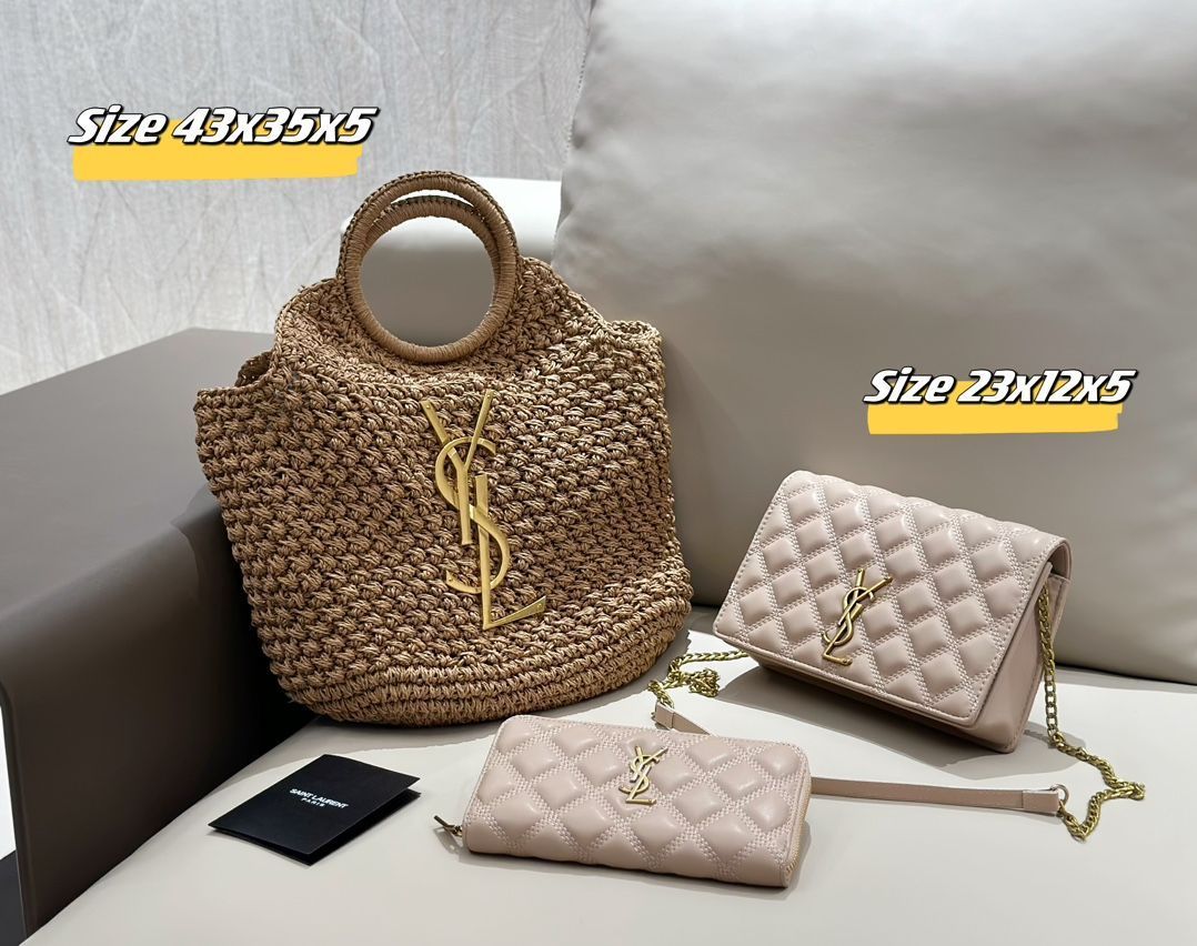 【関税込/国内発】△サンローラン■オンでも大活躍ハンドバッグS SAINT LAURENT - サンローラン ロゴプレート ハンドバッグ