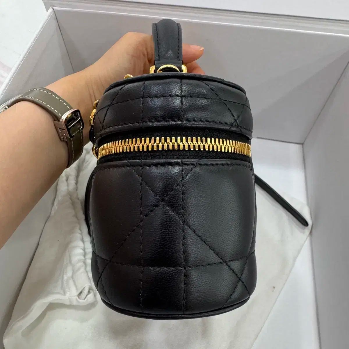 Dior(ディオール) カロ ミニ バニティバッグ - メルカリ