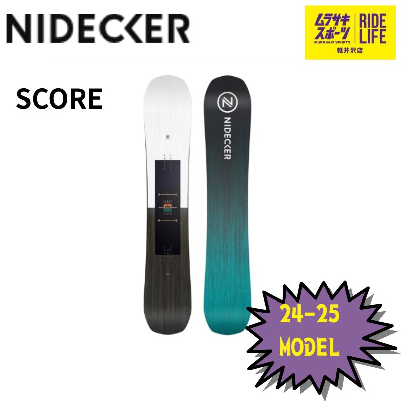 ムラスポ公式 NIDECKER ナイデッカー SCORE 24-25 メンズ スノーボード 40％OFF