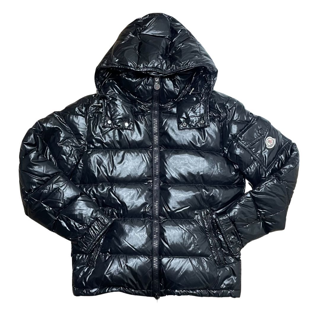 ［国内正規品］モンクレール　ダウンジャケット　マヤ　シャイニーブラック　1 MONCLER/モンクレール /M（1） /シャイニーブラック /ダウン