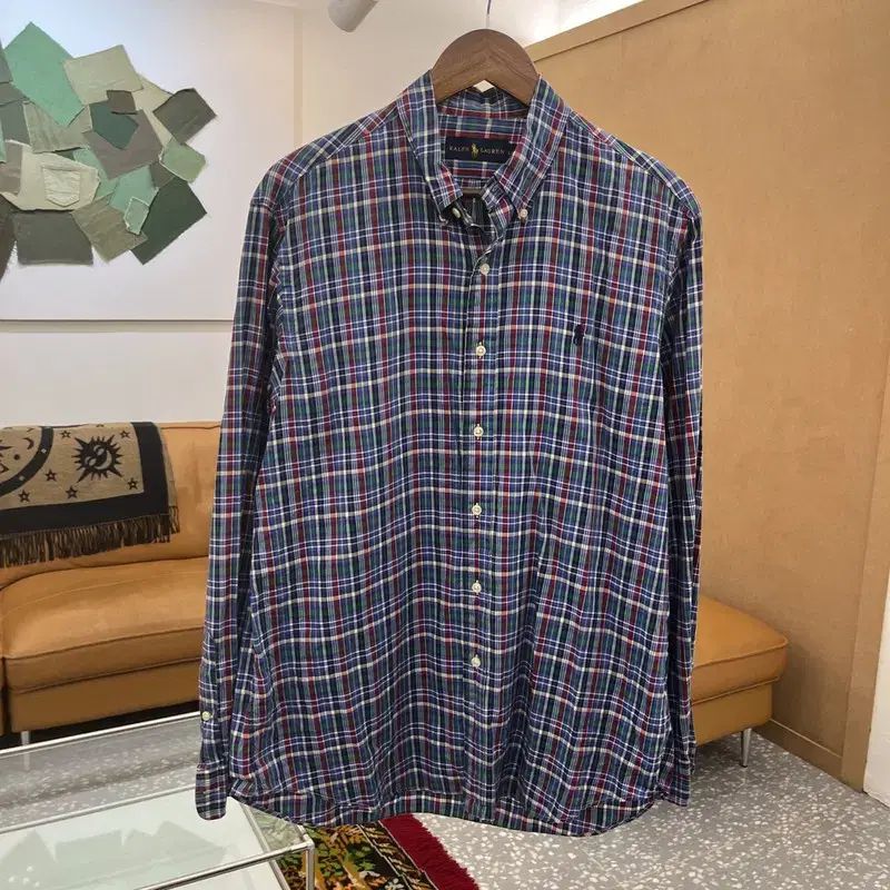 Ralph Lauren(ラルフローレン) カジュアル オーバーサイズ ボタンダウン チェック シャツ 105 C05779