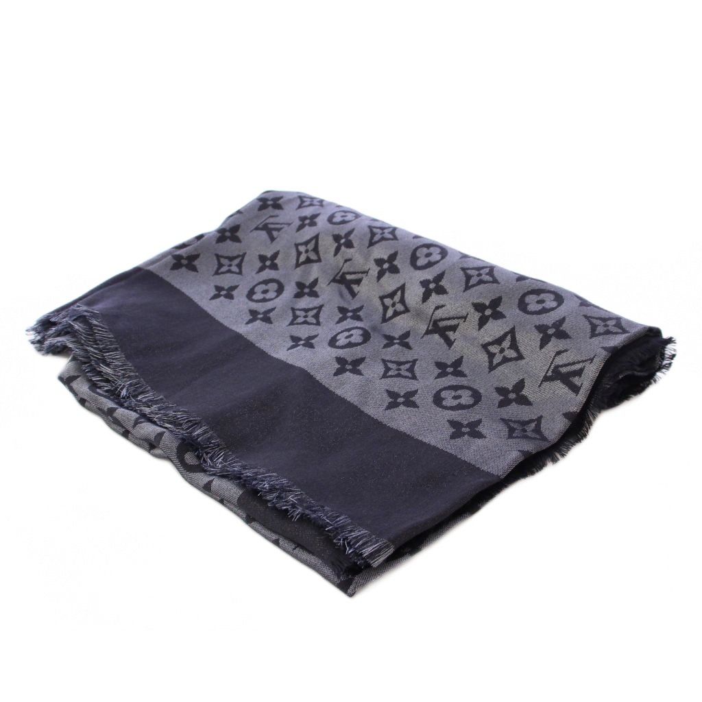 現行品超大判 ルイヴィトン　ストール モノグラム スカーフ マフラー 安心国内】Louis Vuitton モノグラム スカーフ マフラー (Louis