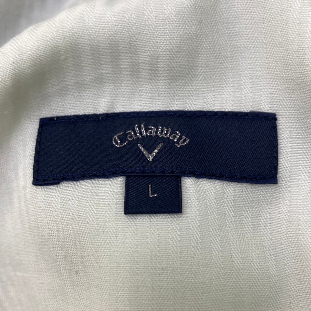 サイズ：L CALLAWAY キャロウェイ  ロングパンツ チェック柄 ネイビー系 [240101461065] ゴルフウェア メンズ ストスト CALLAWAY キャロウェイ ロングパンツ チェック柄 ネイビー系
